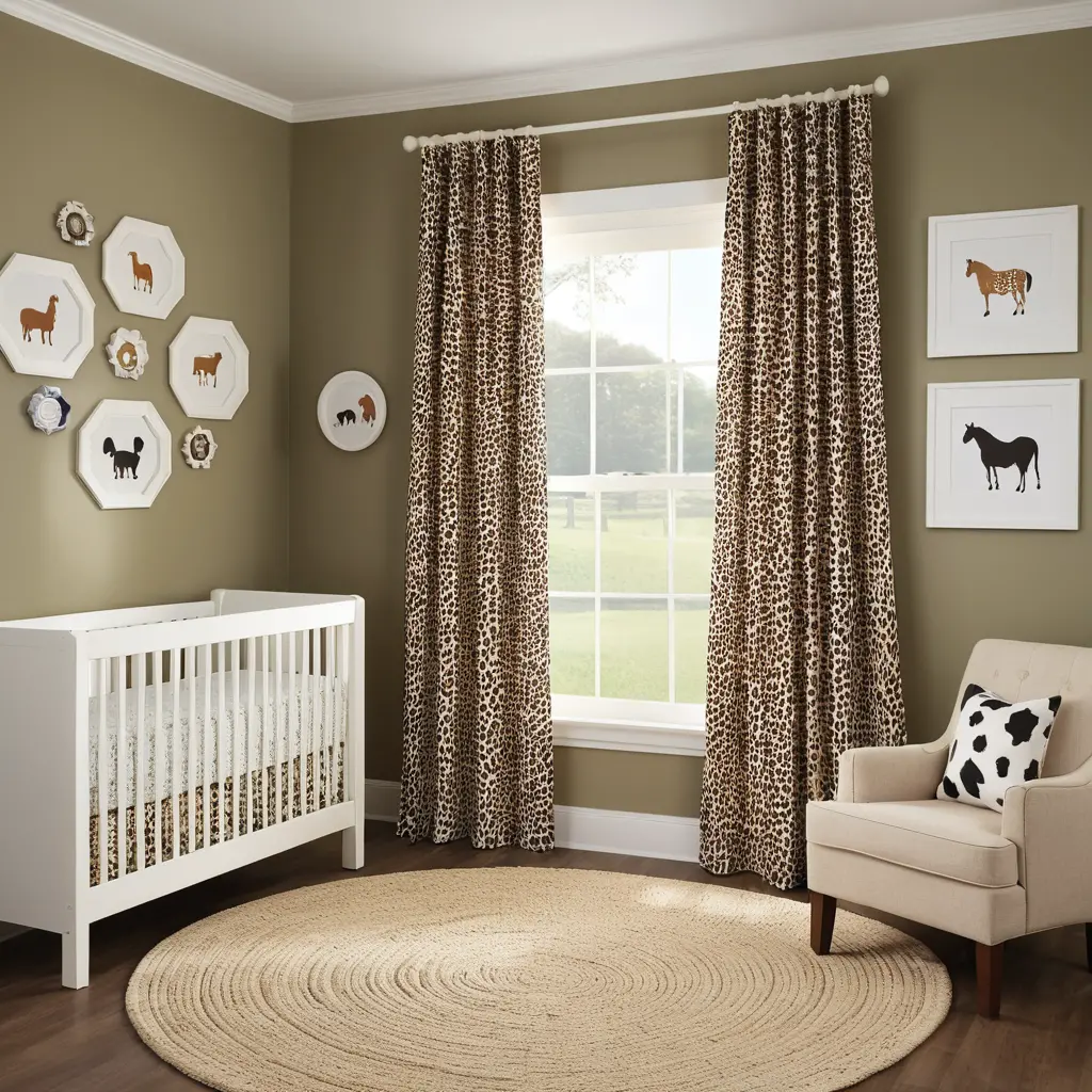 Animal Print Curtains