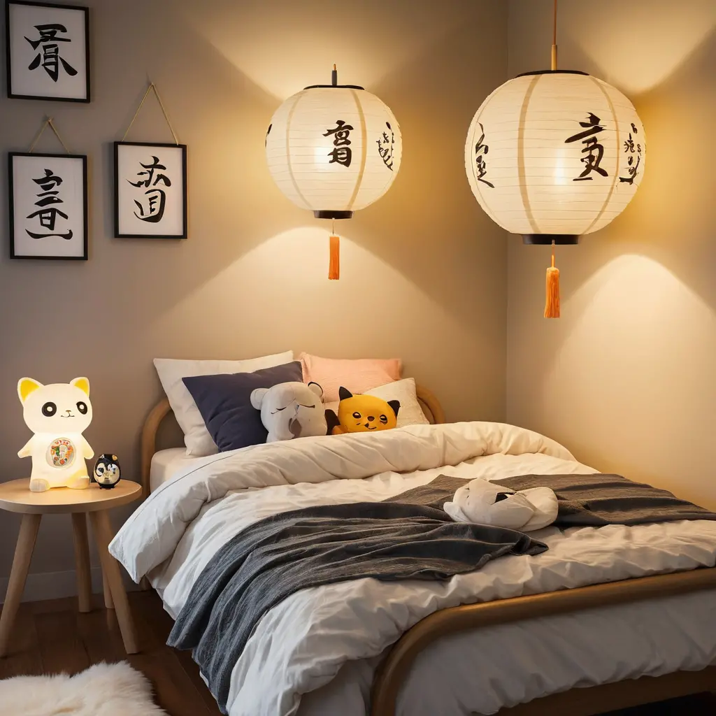 Anime-Inspired Lamps and Light Fixtures