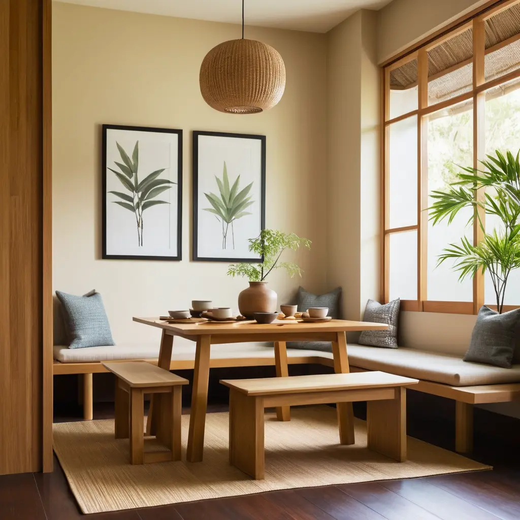 Asian-Inspired Breakfast Nook