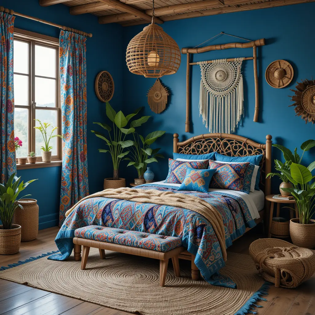 Blue with Boho Elements