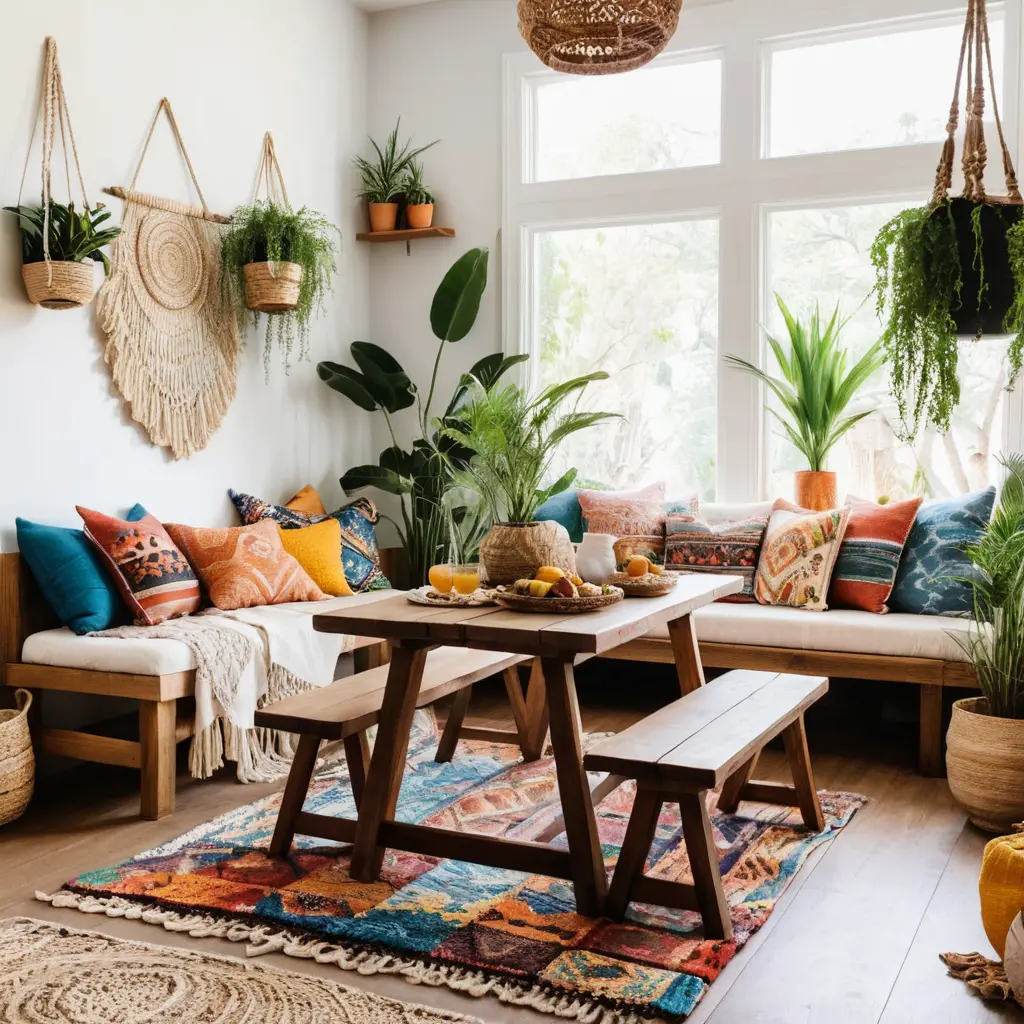 Bohemian Breakfast Nook