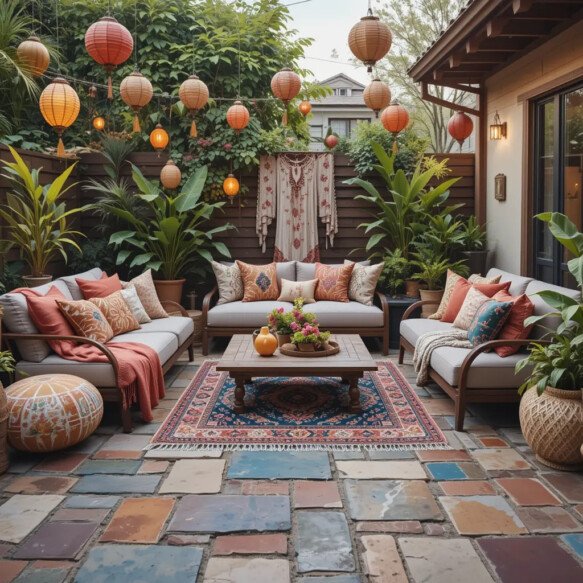 Bohemian-Inspired Patio