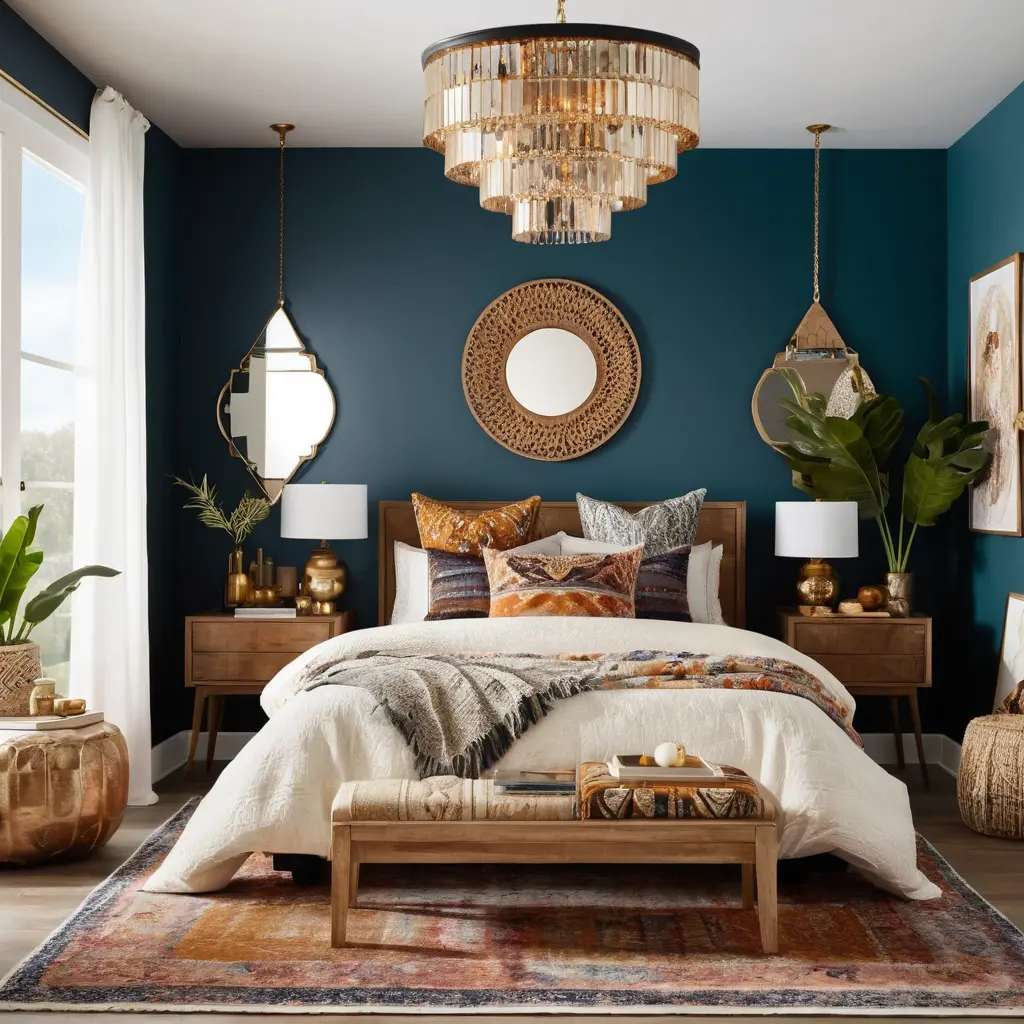 Boho Glam Bedroom