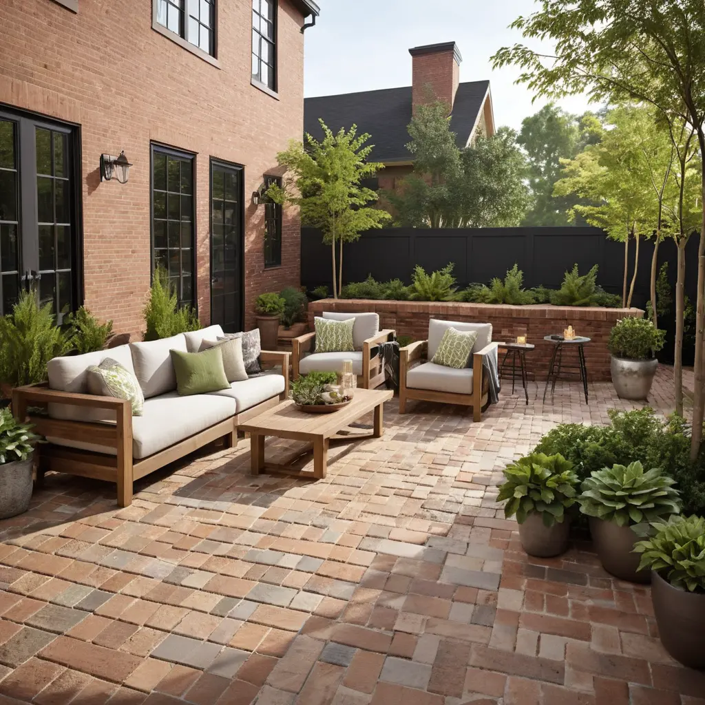 Brick and Concrete Combination