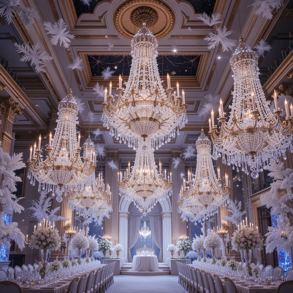 Chandeliers with Crystal Accents