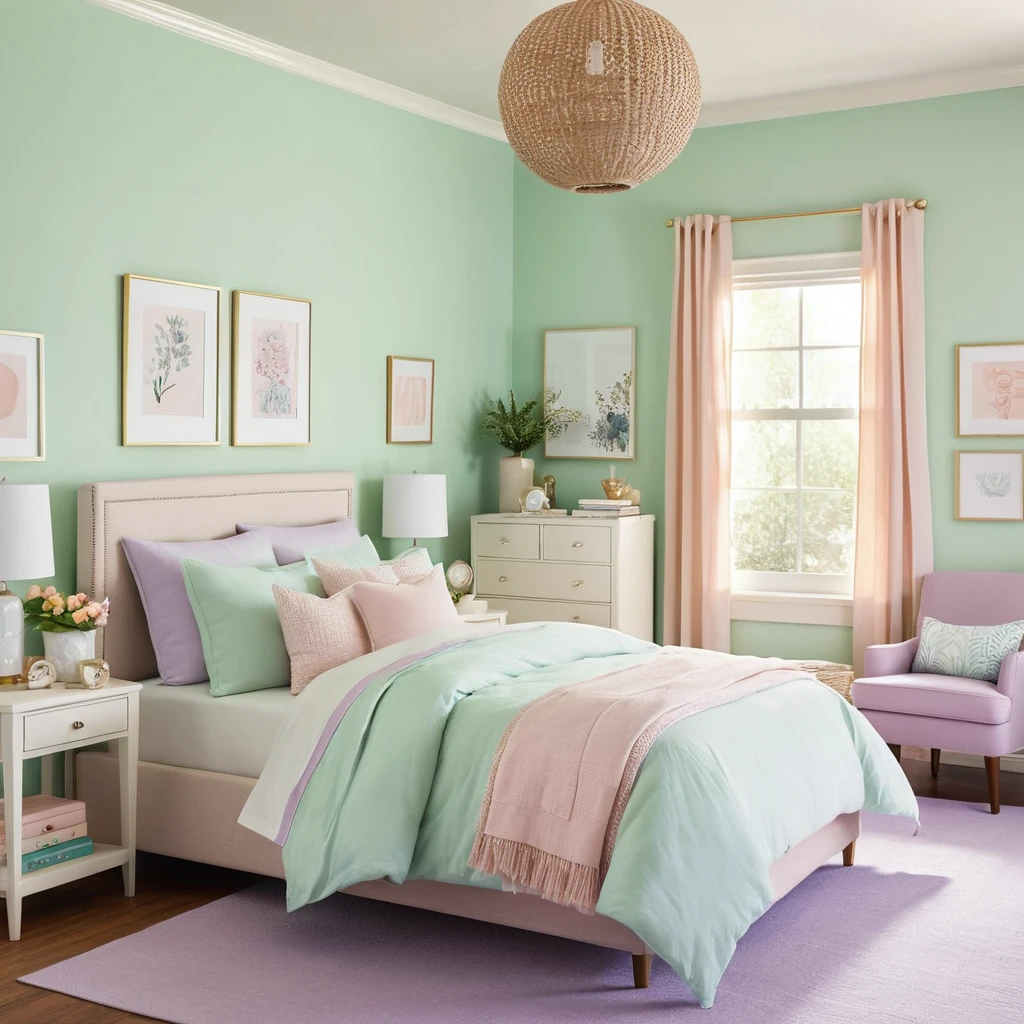 Choose Pastel Walls for a Soft Look