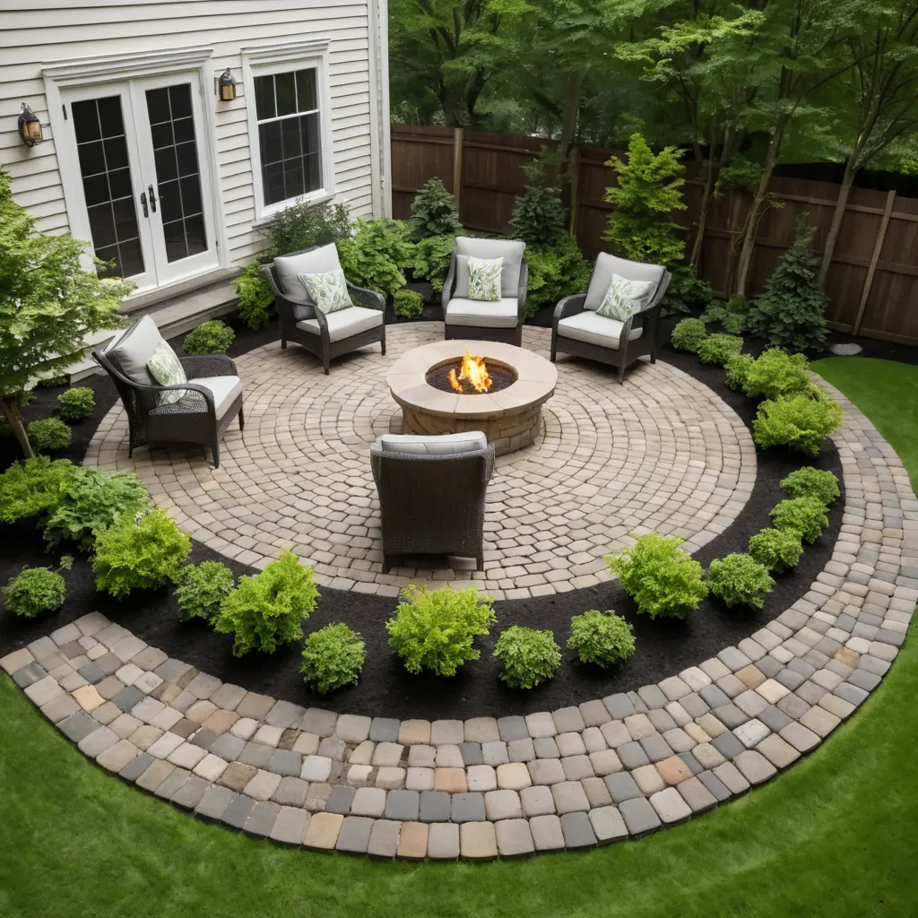Circular Paver Patio