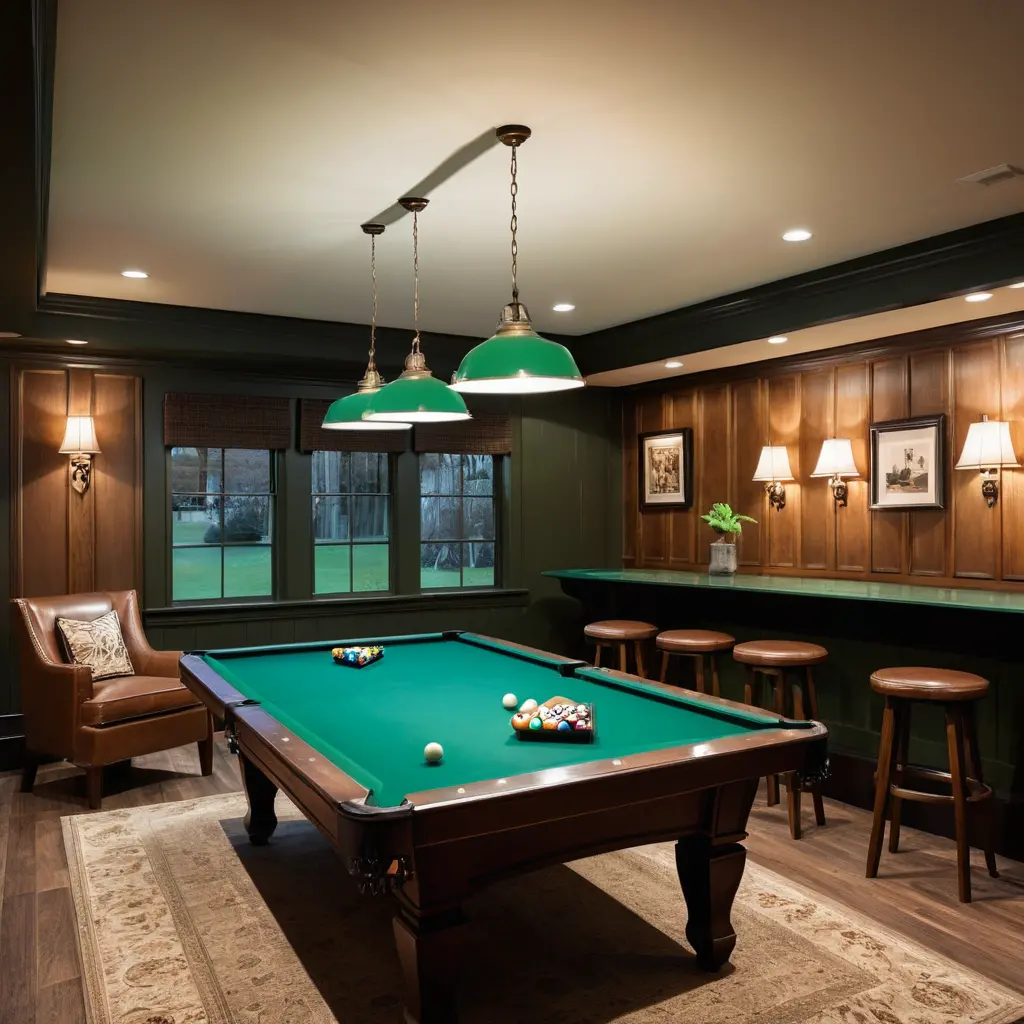 Classic Billiards Room