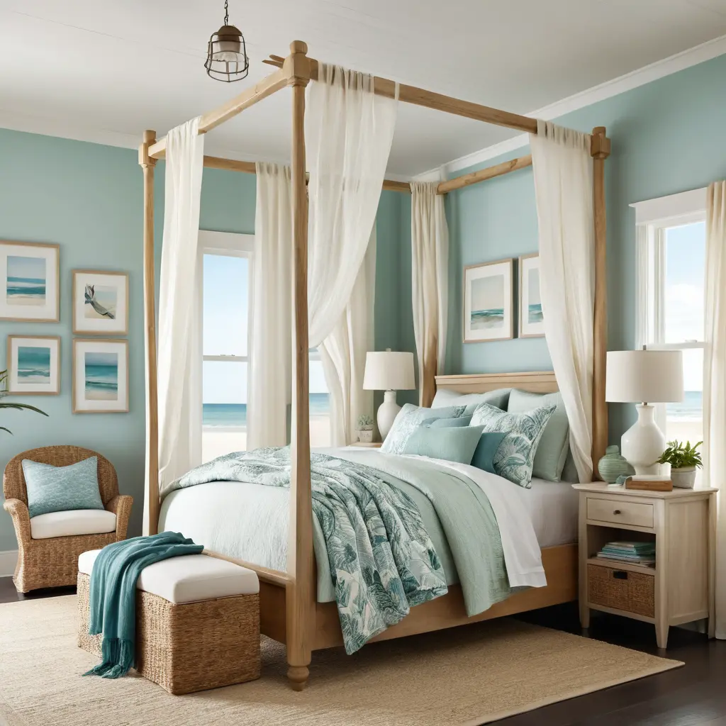 Coastal Canopy Bed