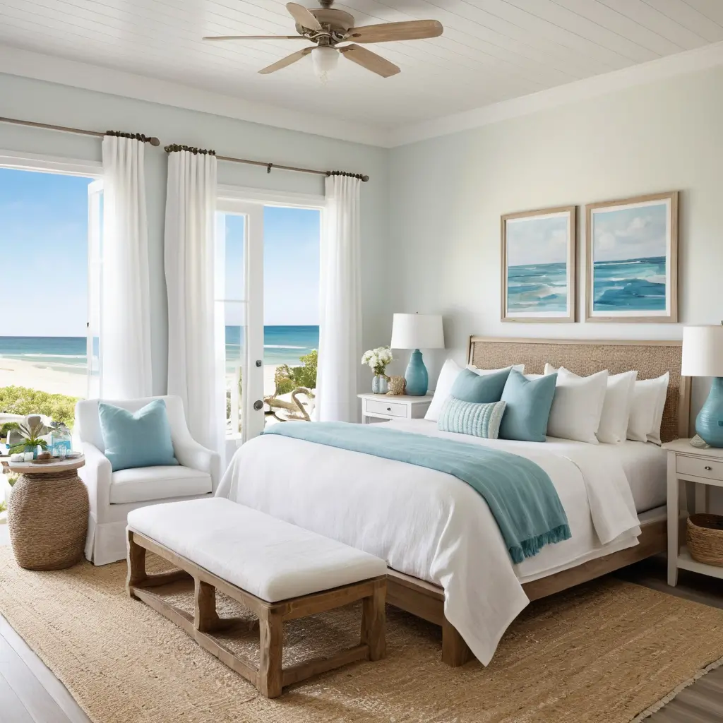 Coastal White Bedroom