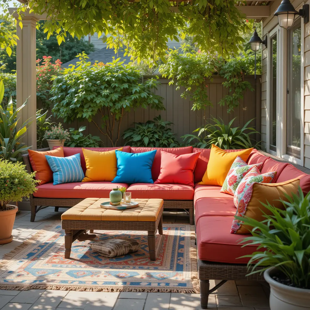 Colorful Patio Cushions