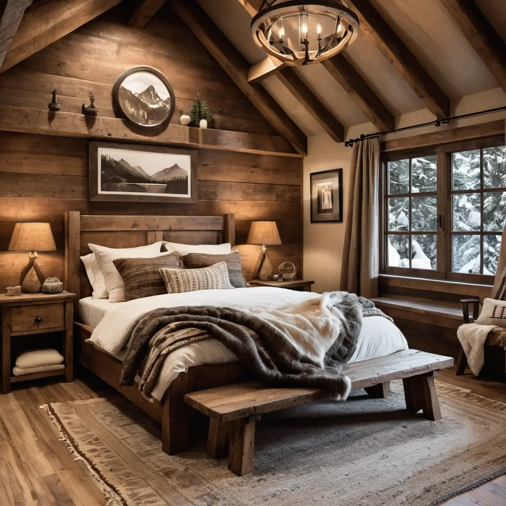 Cozy Cabin Bedroom