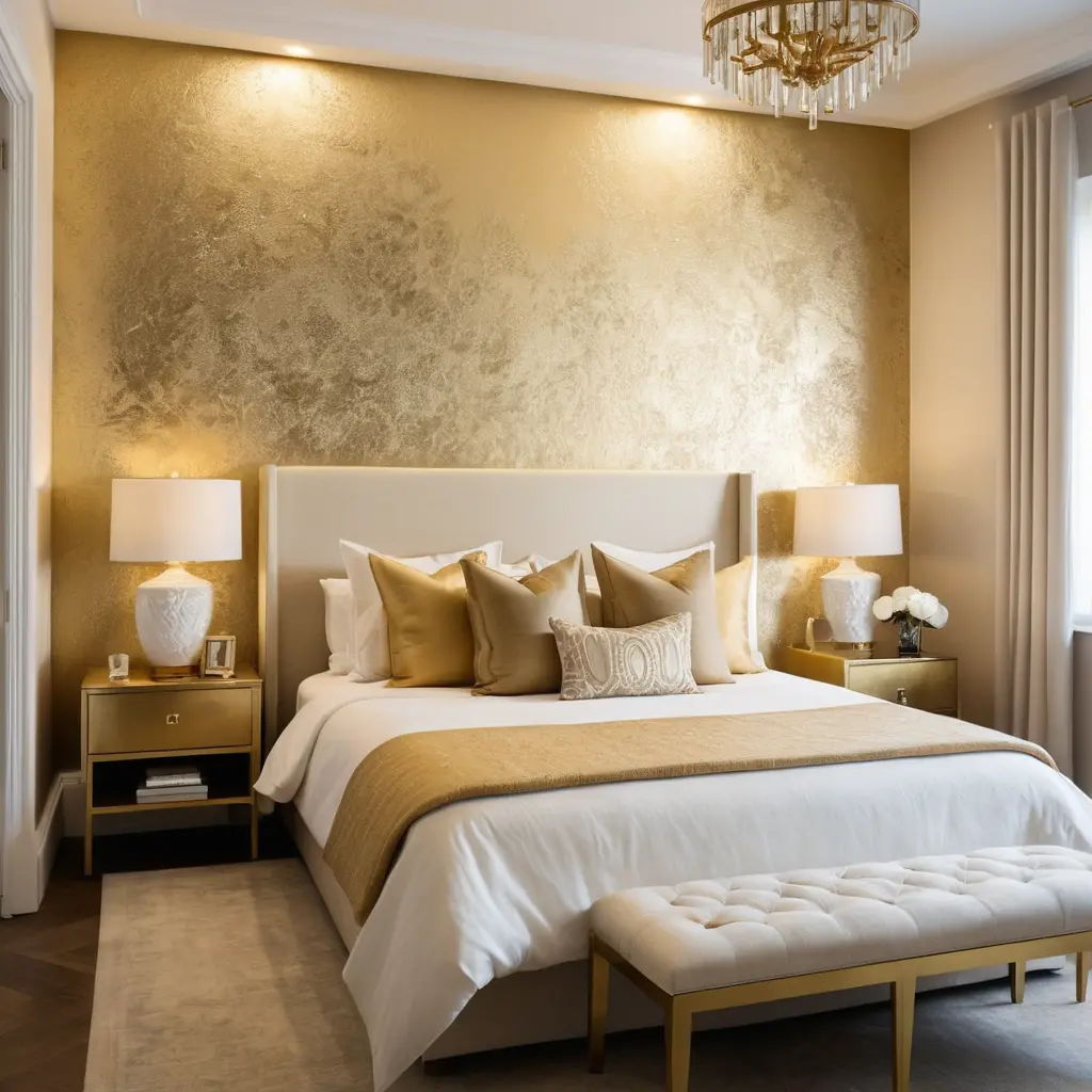 Create a Gold Feature Wall