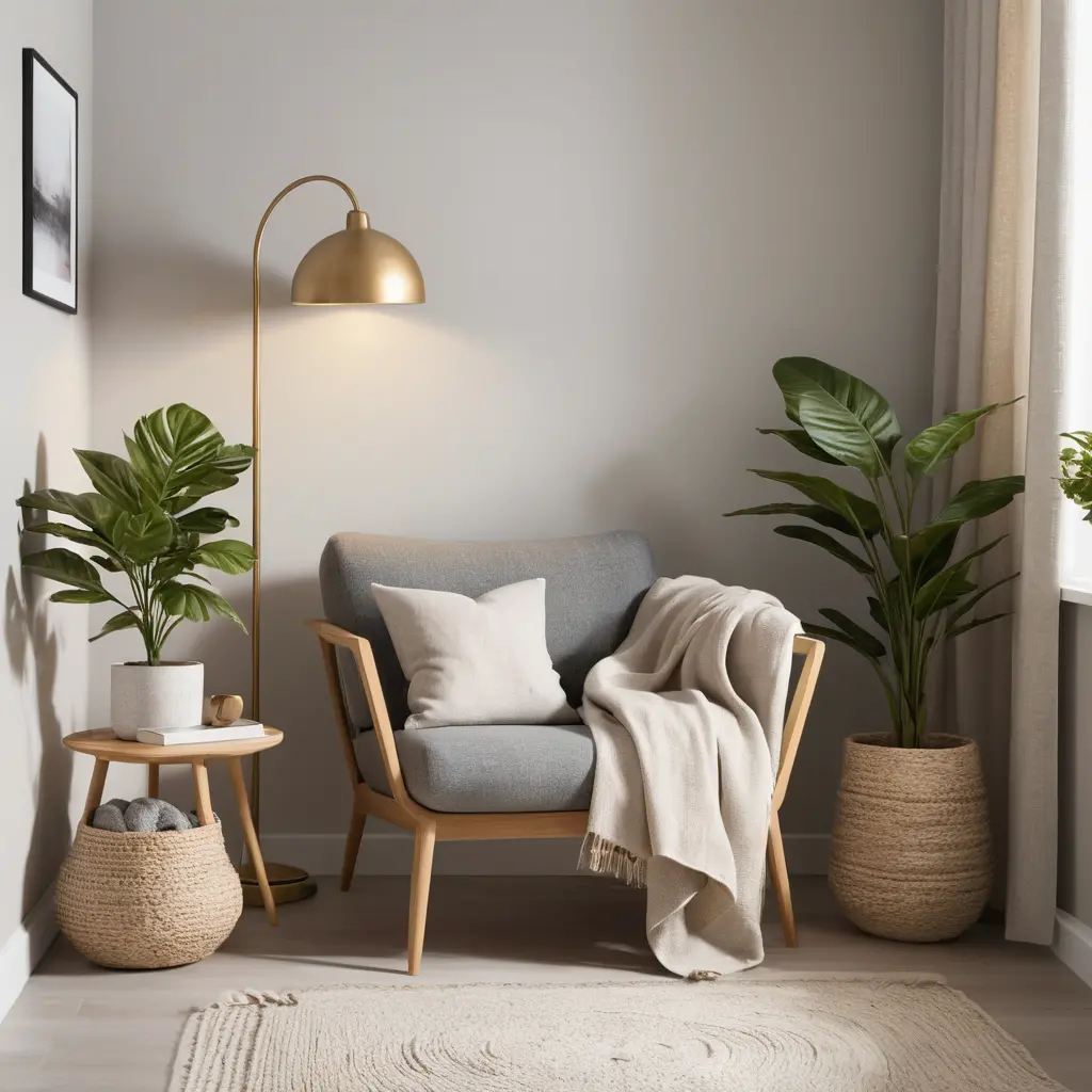 Create a Quiet Space with Minimalistic Furniture