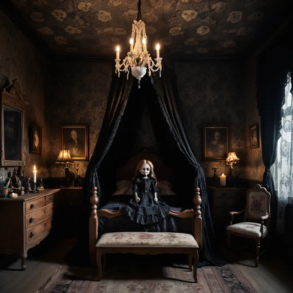 Creepy Doll Figurines