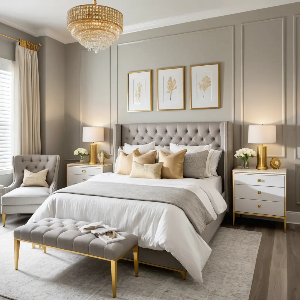 Decorate with Gold Accent Furniture
