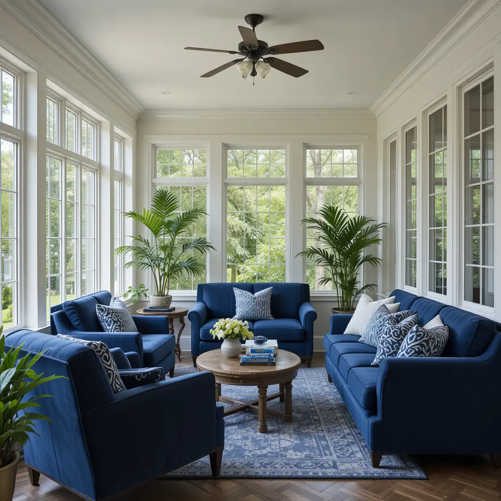 Deep Blue Upholstered Furniture