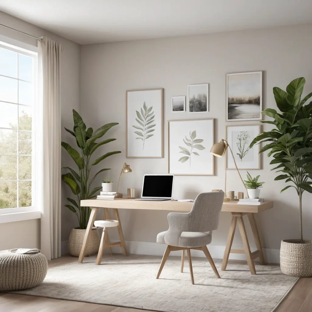 Design a Neutral, Relaxing Workspace