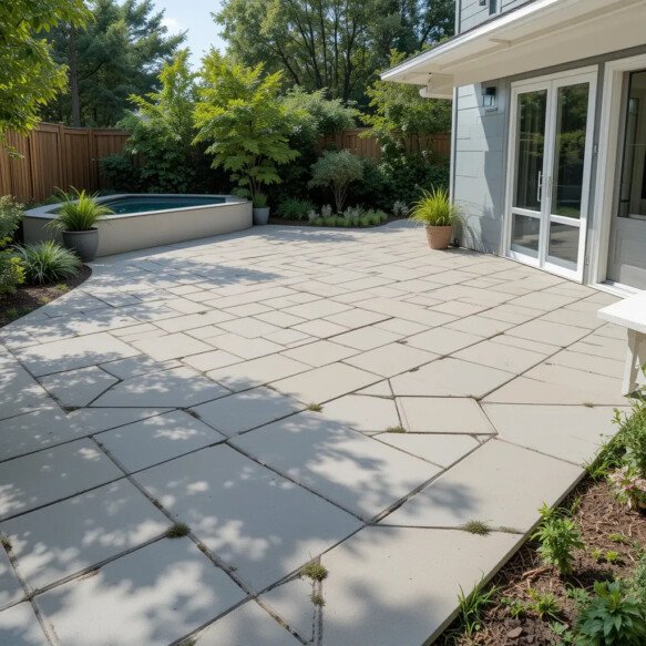 Diagonal Paver Design