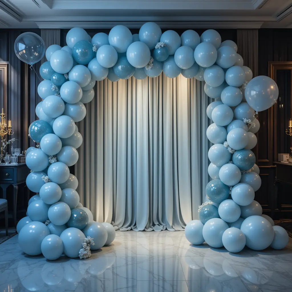 Dusty Blue Balloons