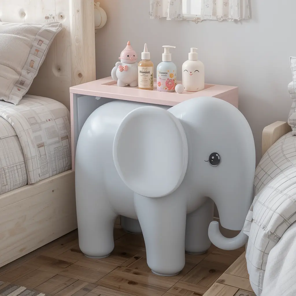 Elephant Shaped Nightstand