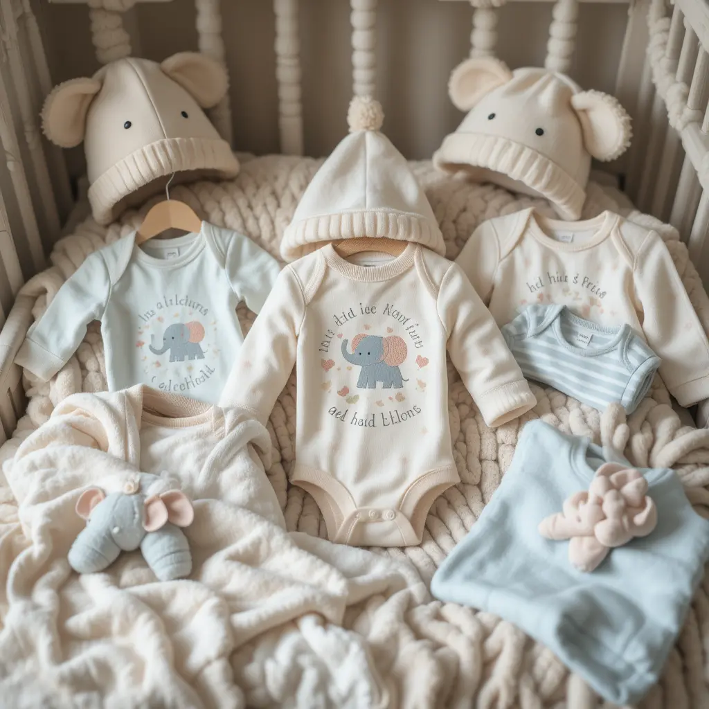 Elephant-Themed Baby Clothes