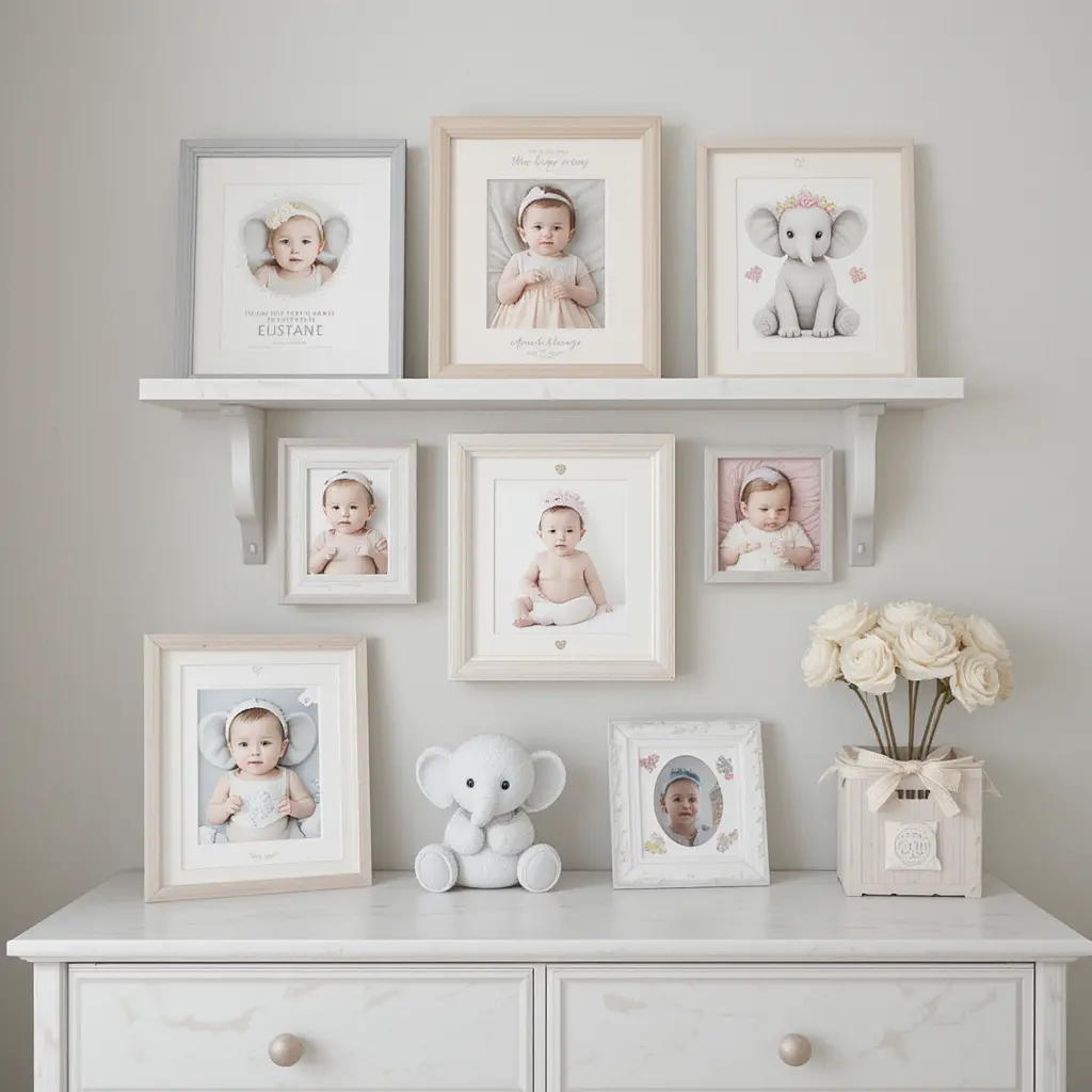 Elephant-Themed Picture Frames