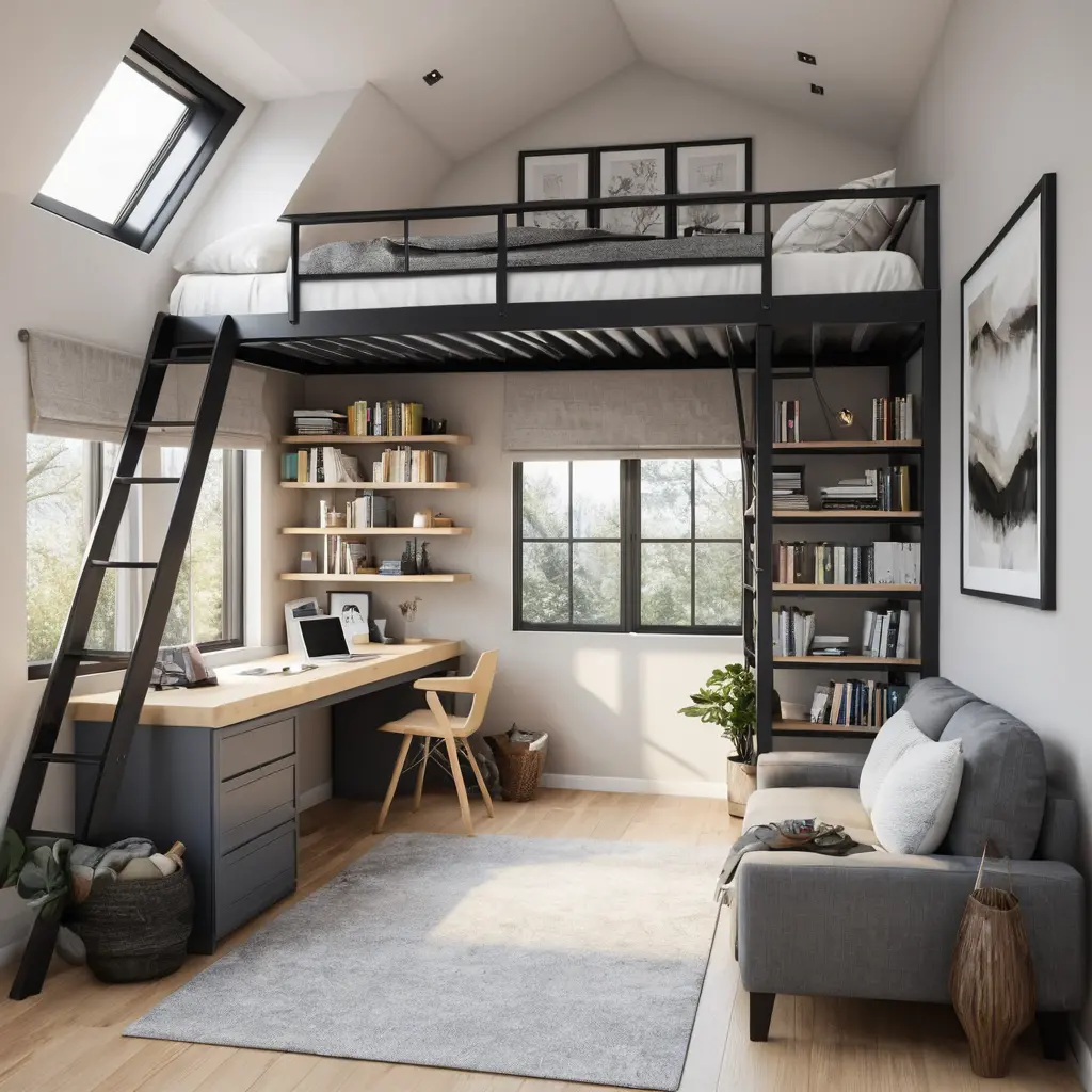 Elevate the Bed with a Lofted Platform
