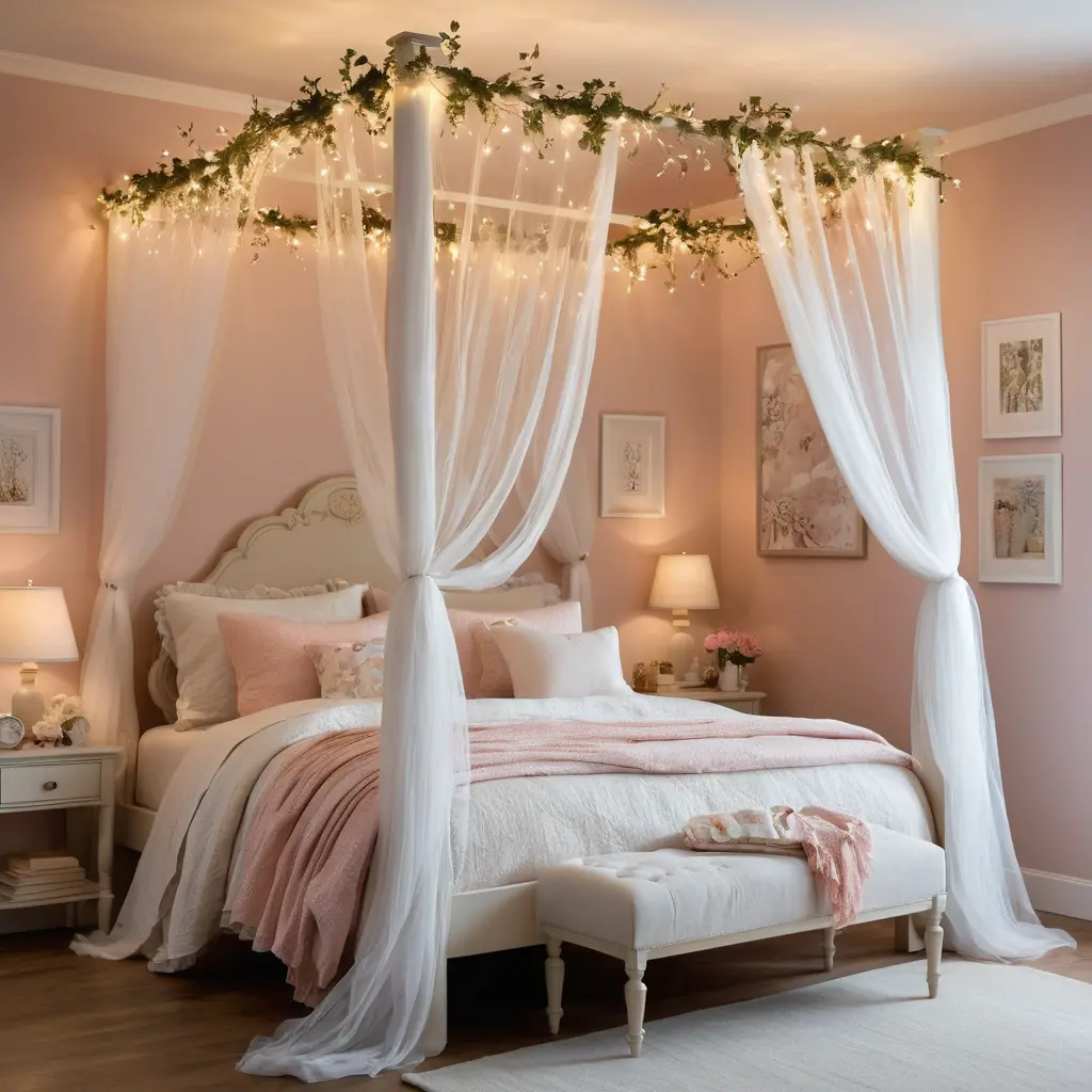 Enchanted Fairy Lights Bedroom