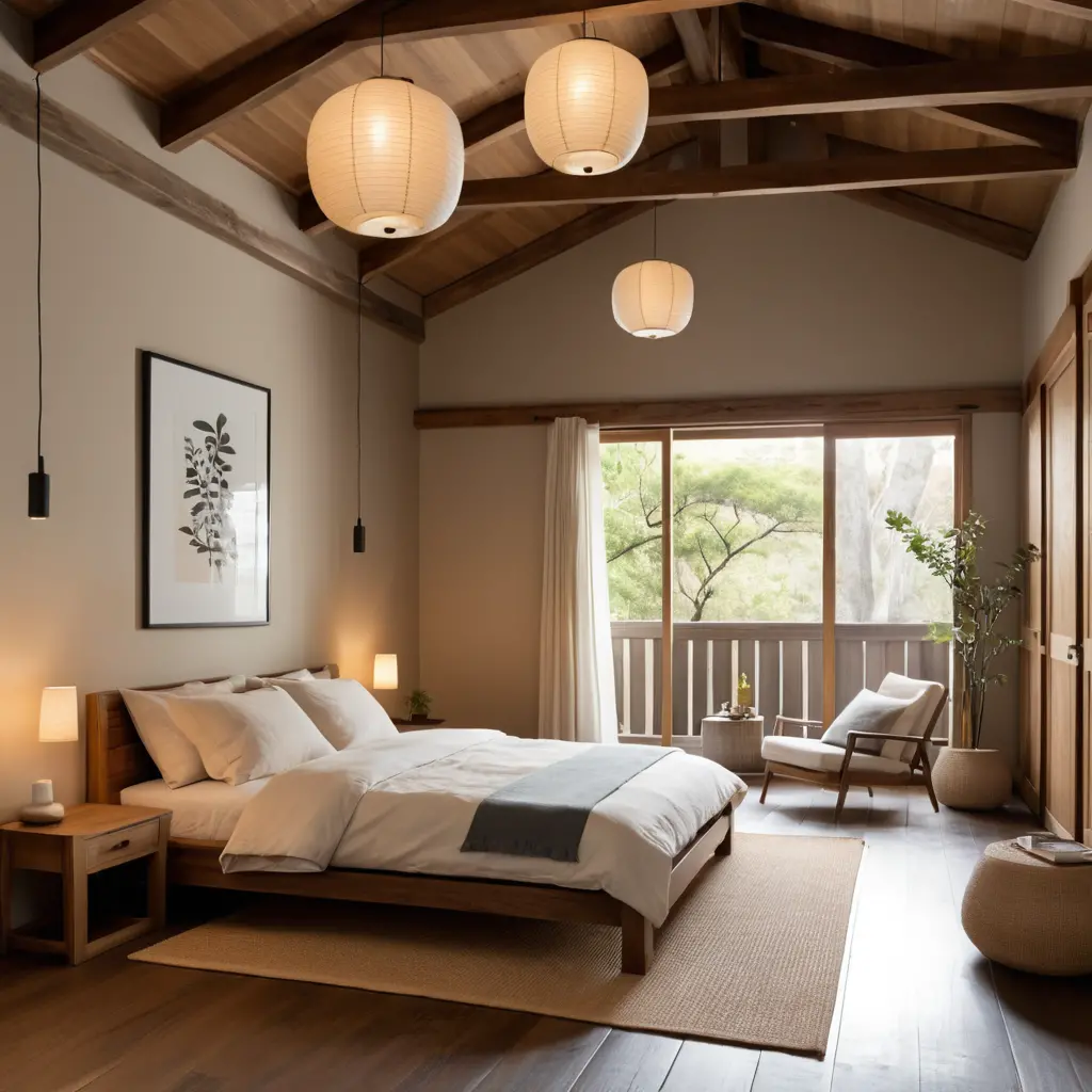 Exposed Wooden Beams