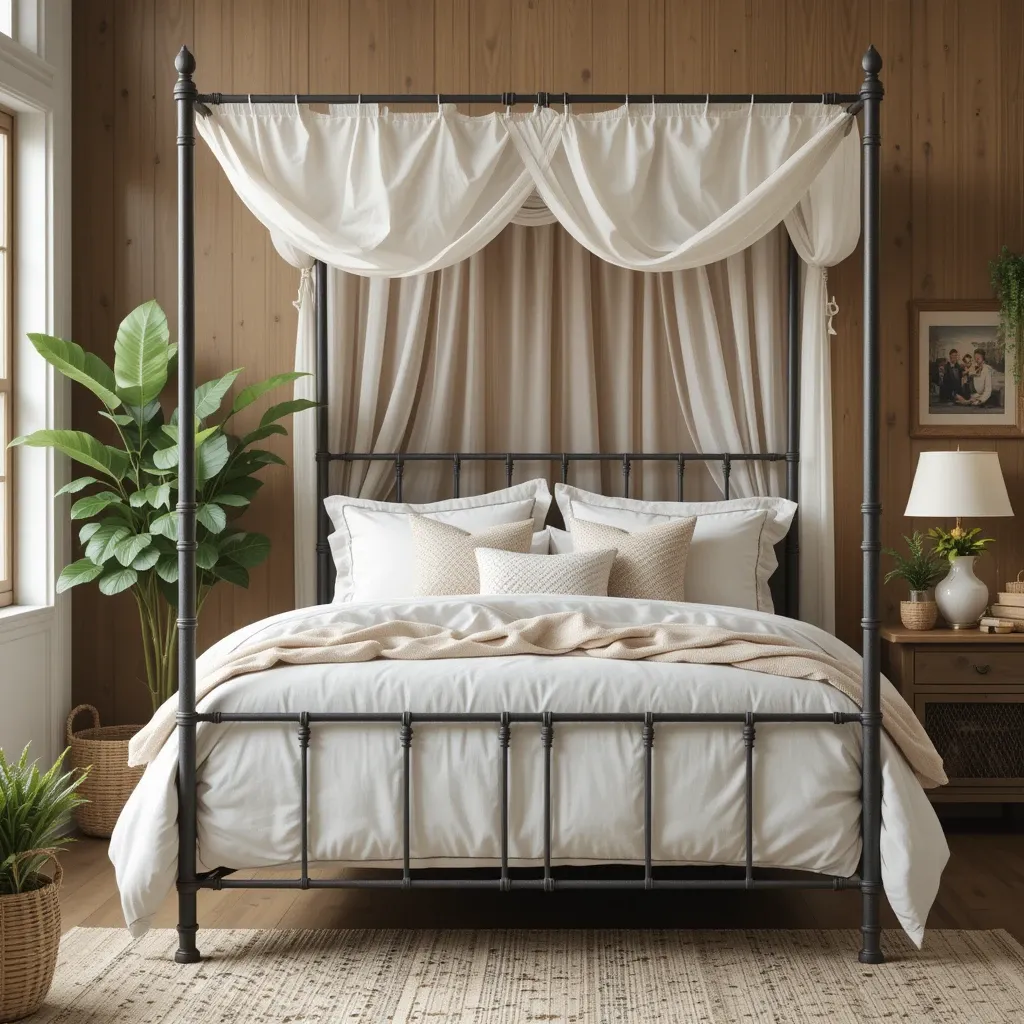 Farmhouse Canopy Bed