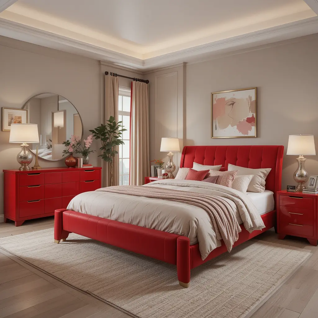 Fire Engine Red Furniture