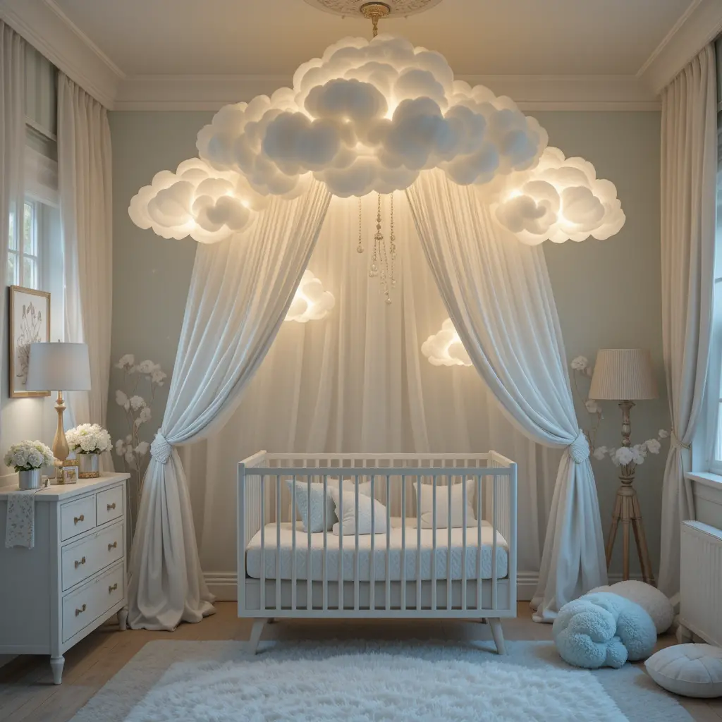 Floating Cloud Canopy Lights