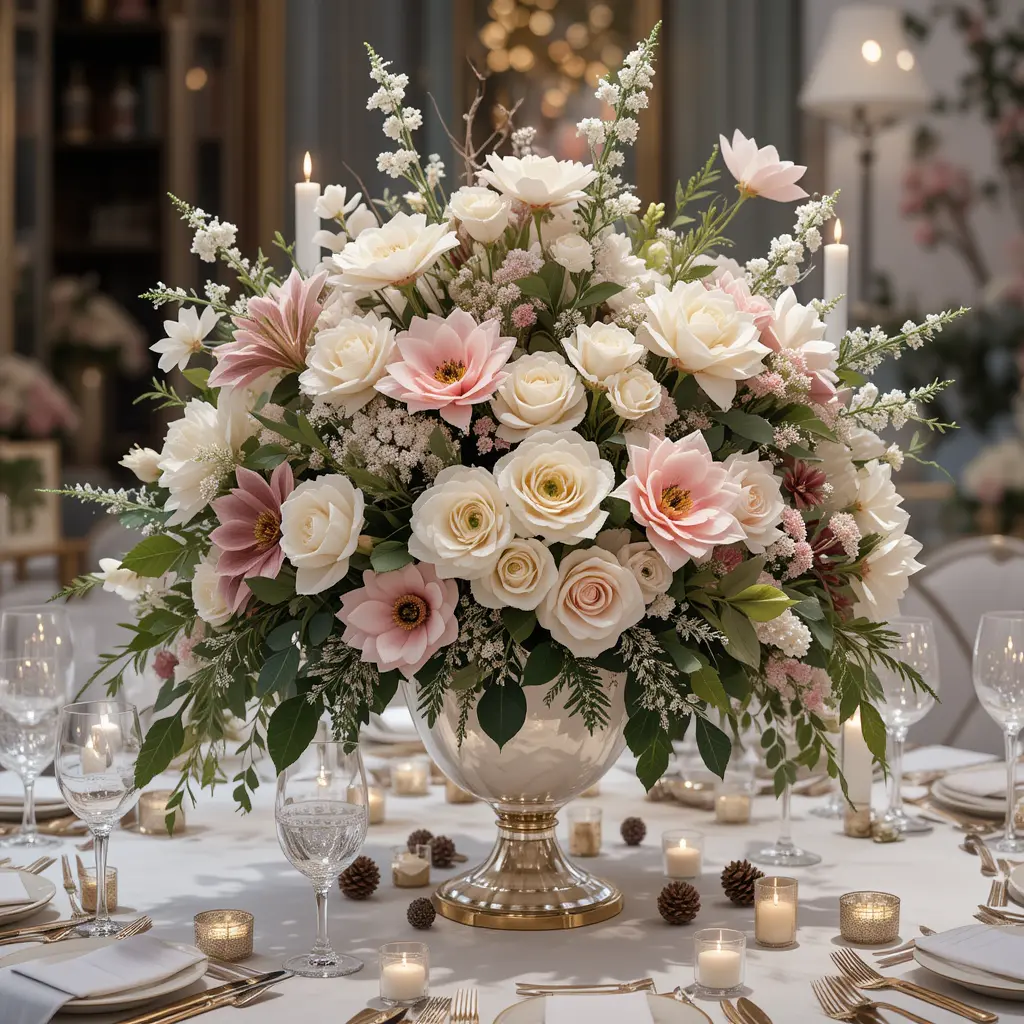 Floral Arrangements with Seasonal Blooms