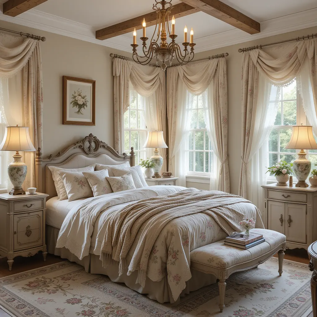 French Country Cottage Bedroom