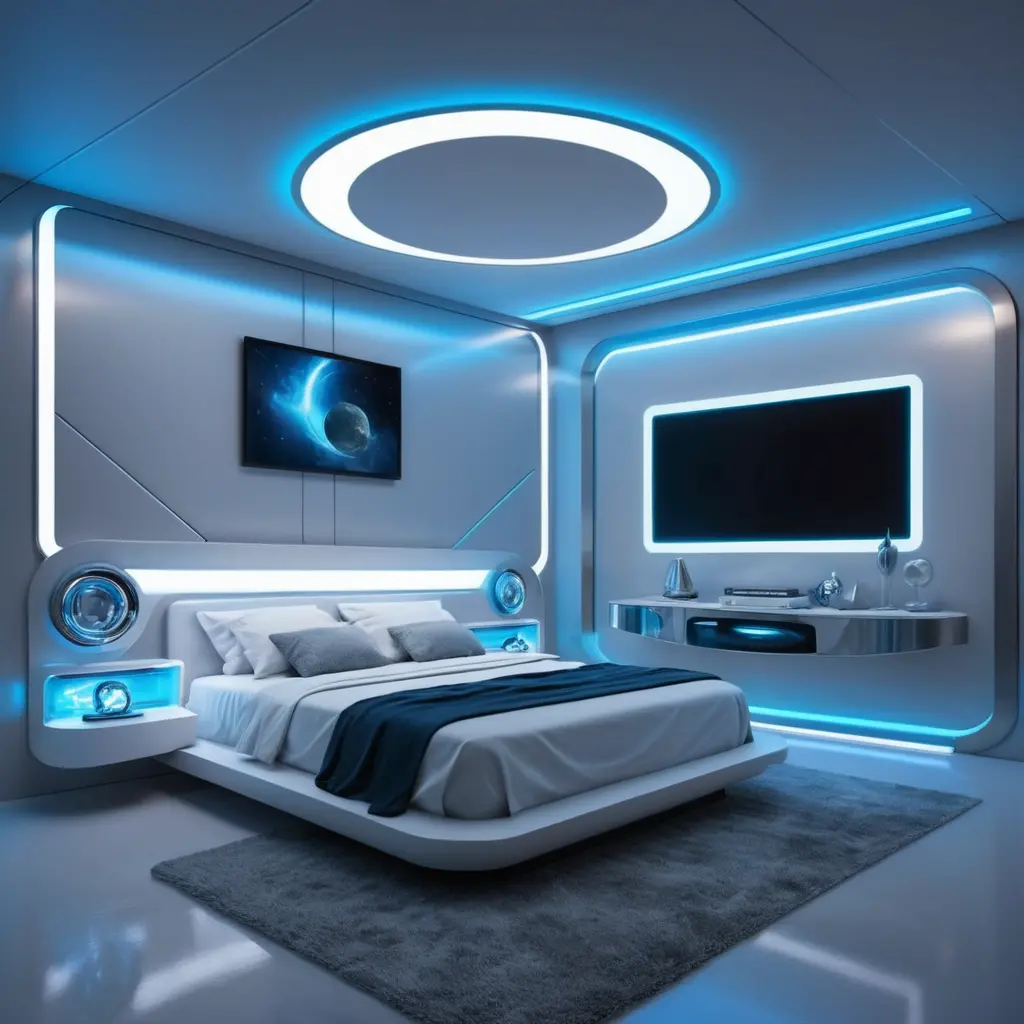 Futuristic Fantasy Bedroom