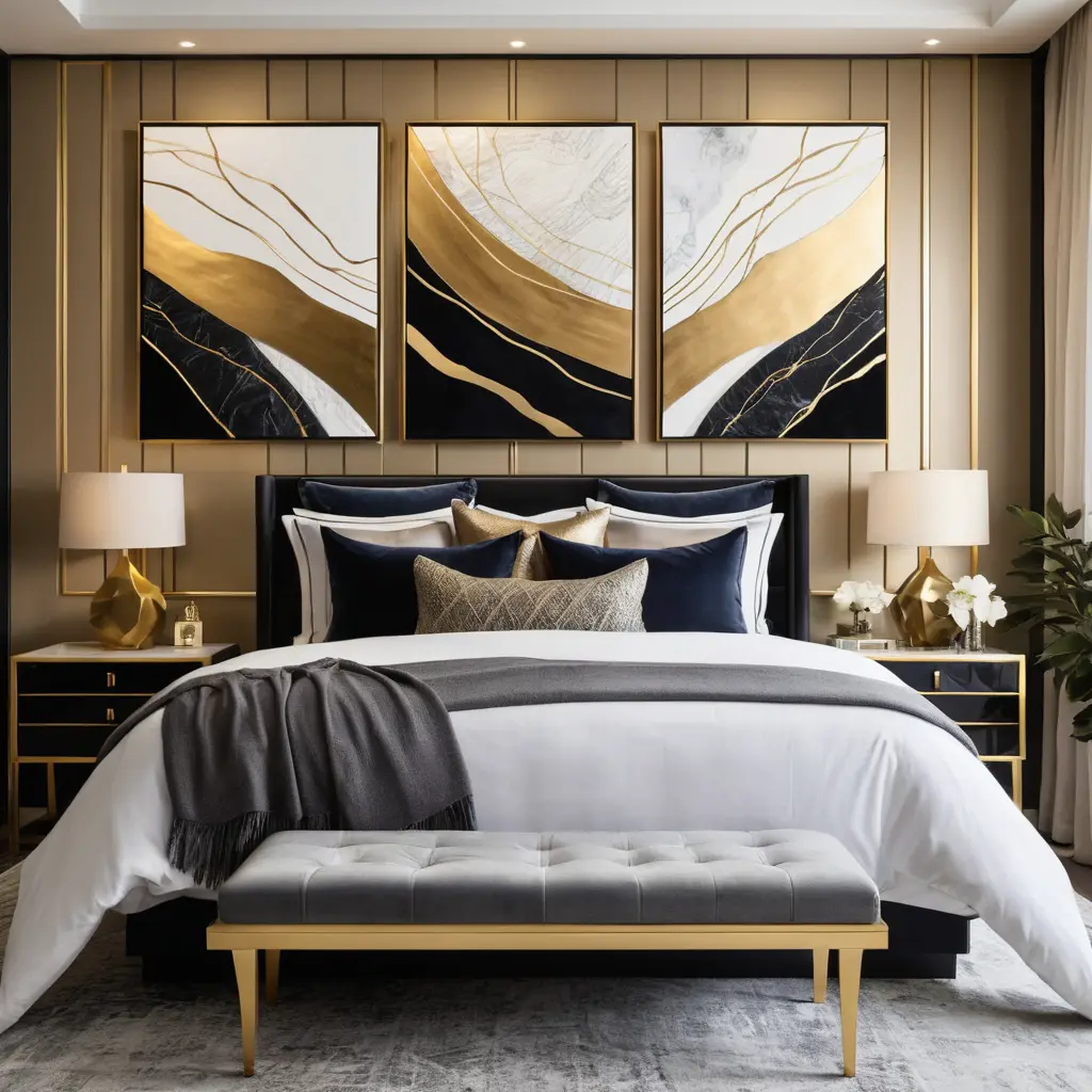 Gold Wall Art for a Bold Statement
