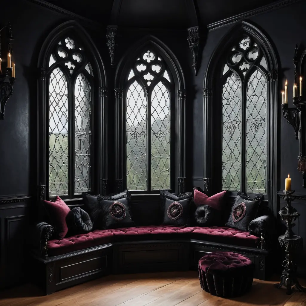 Gothic Window Seats