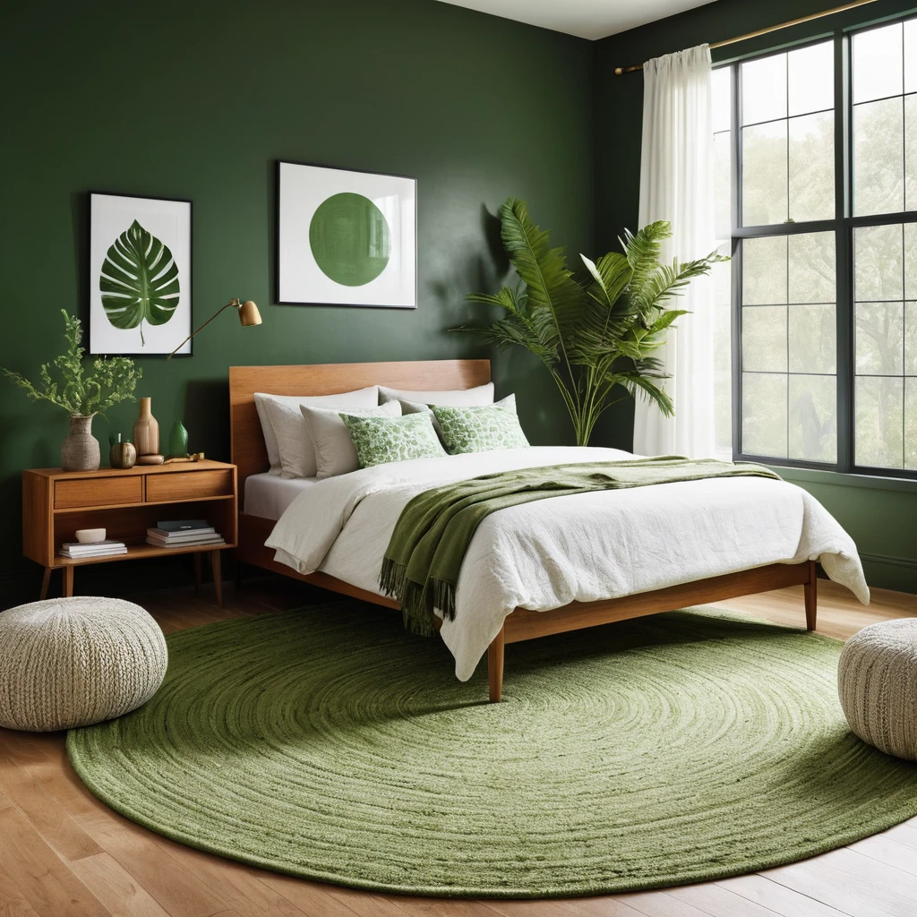 Green Floor Rugs
