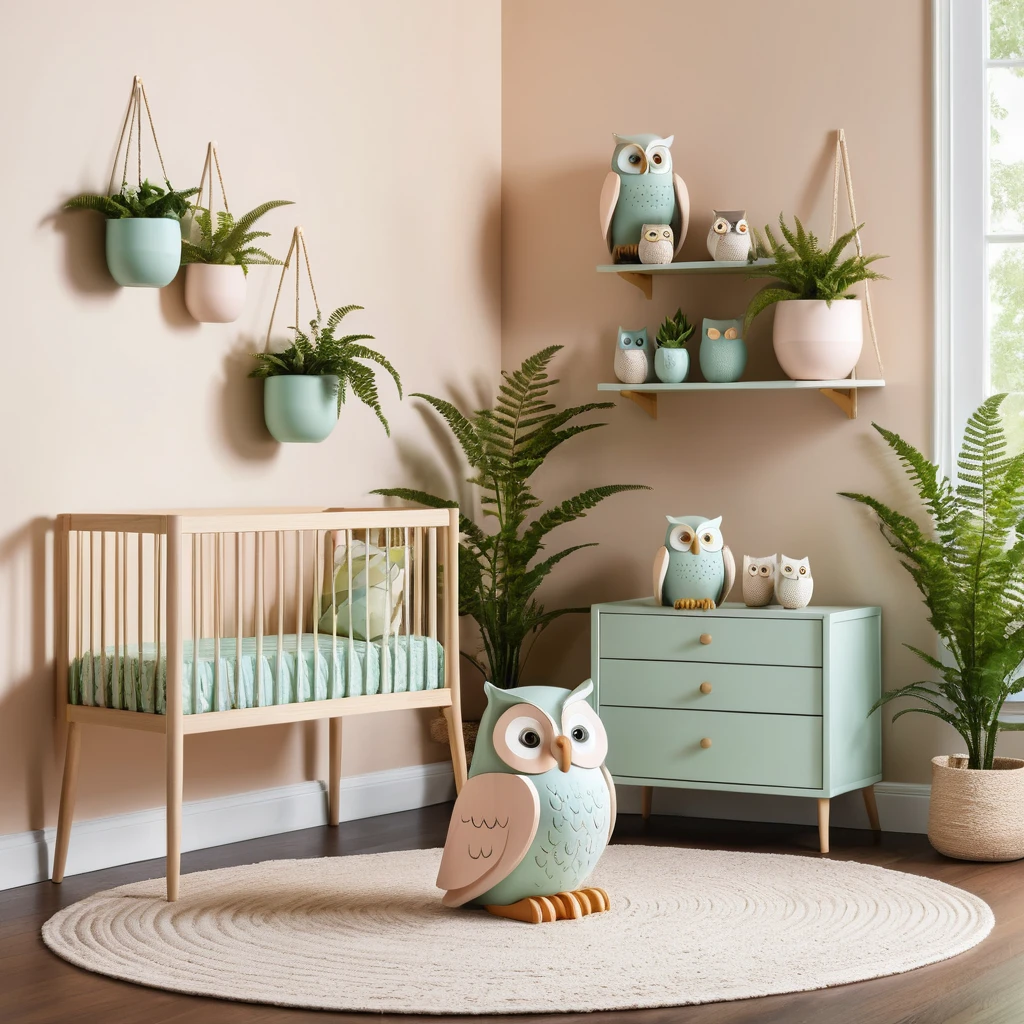 Hanging Owl Planters