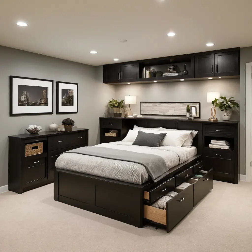 Hidden Storage Under the Bed
