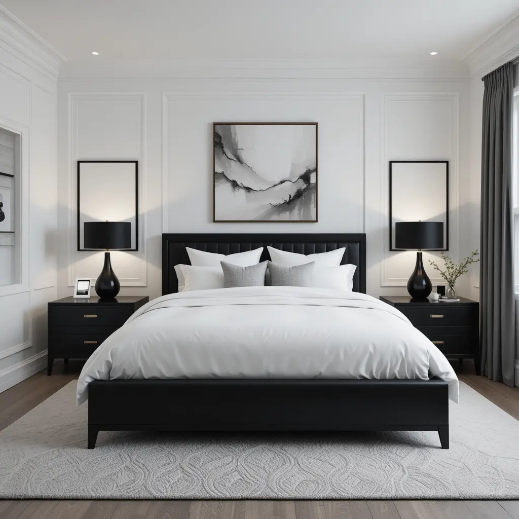 High-Contrast Black and White