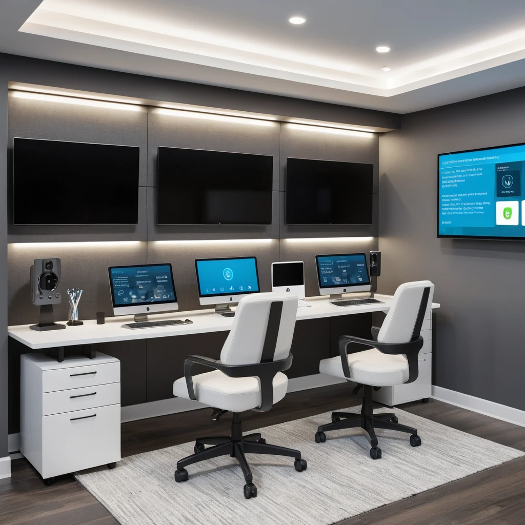 High-Tech Command Center