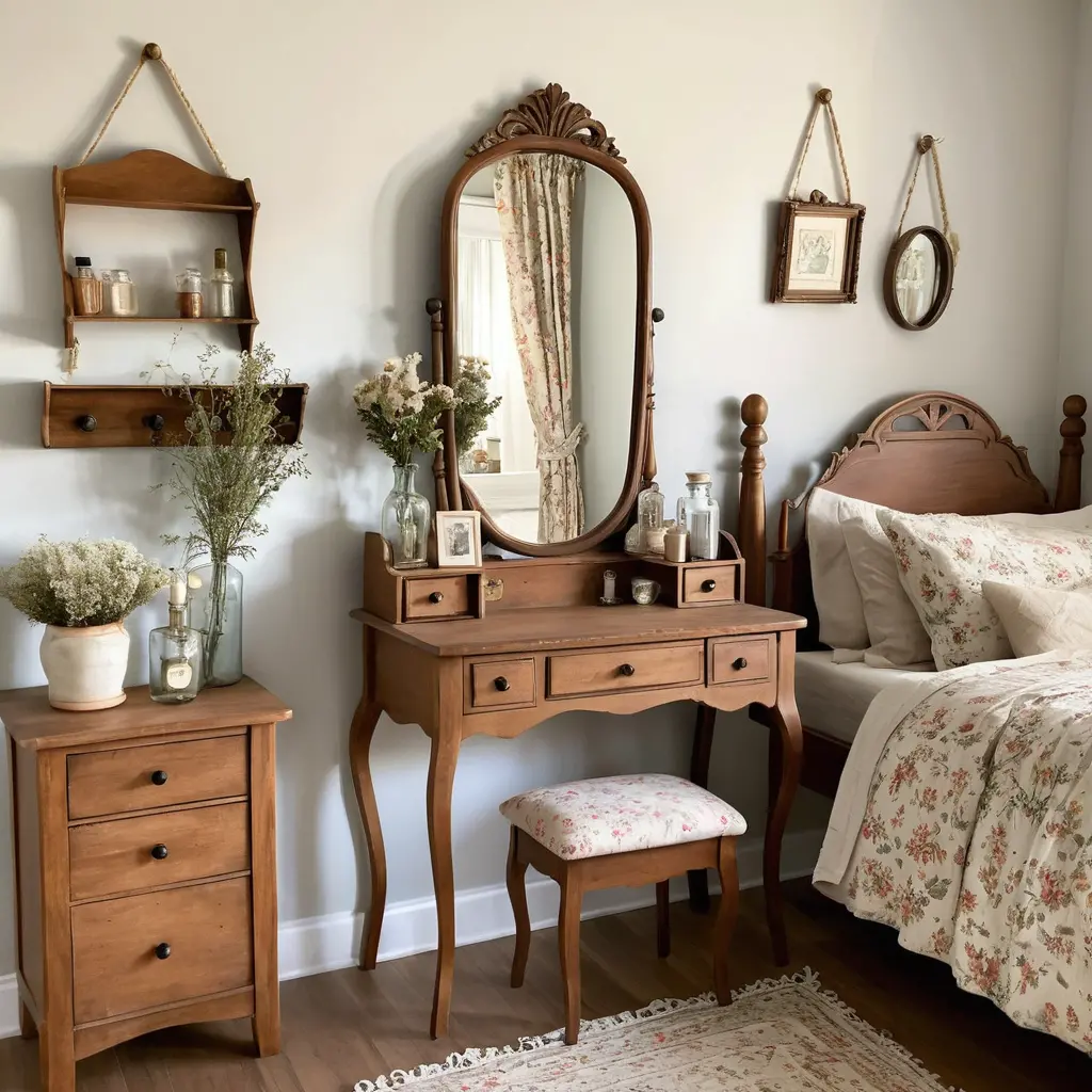 Include a Farmhouse-Inspired Vanity