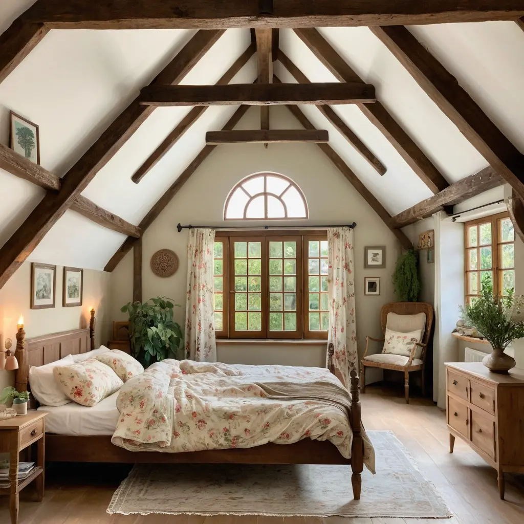 Install Wooden Beams for Rustic Appeal