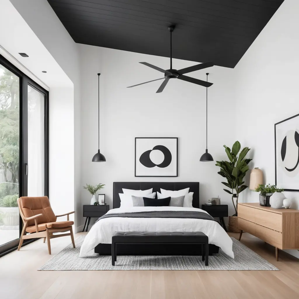 Install a Black Feature Ceiling