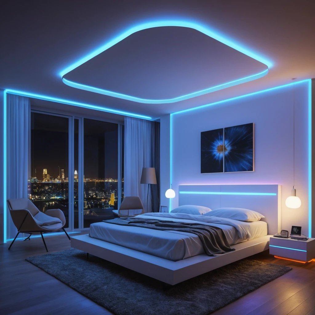 LED Lights in the Bed Frame