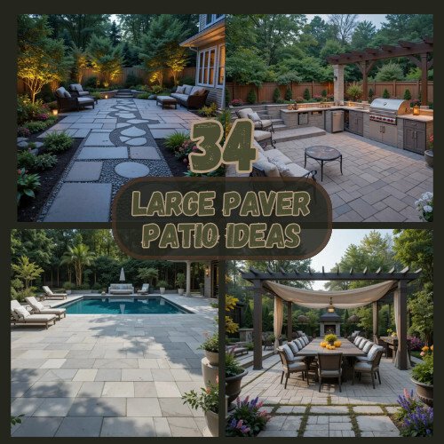 Large Paver Patio Ideas