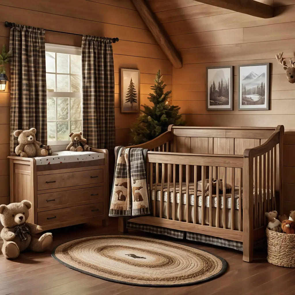 Log Cabin Crib Accessories