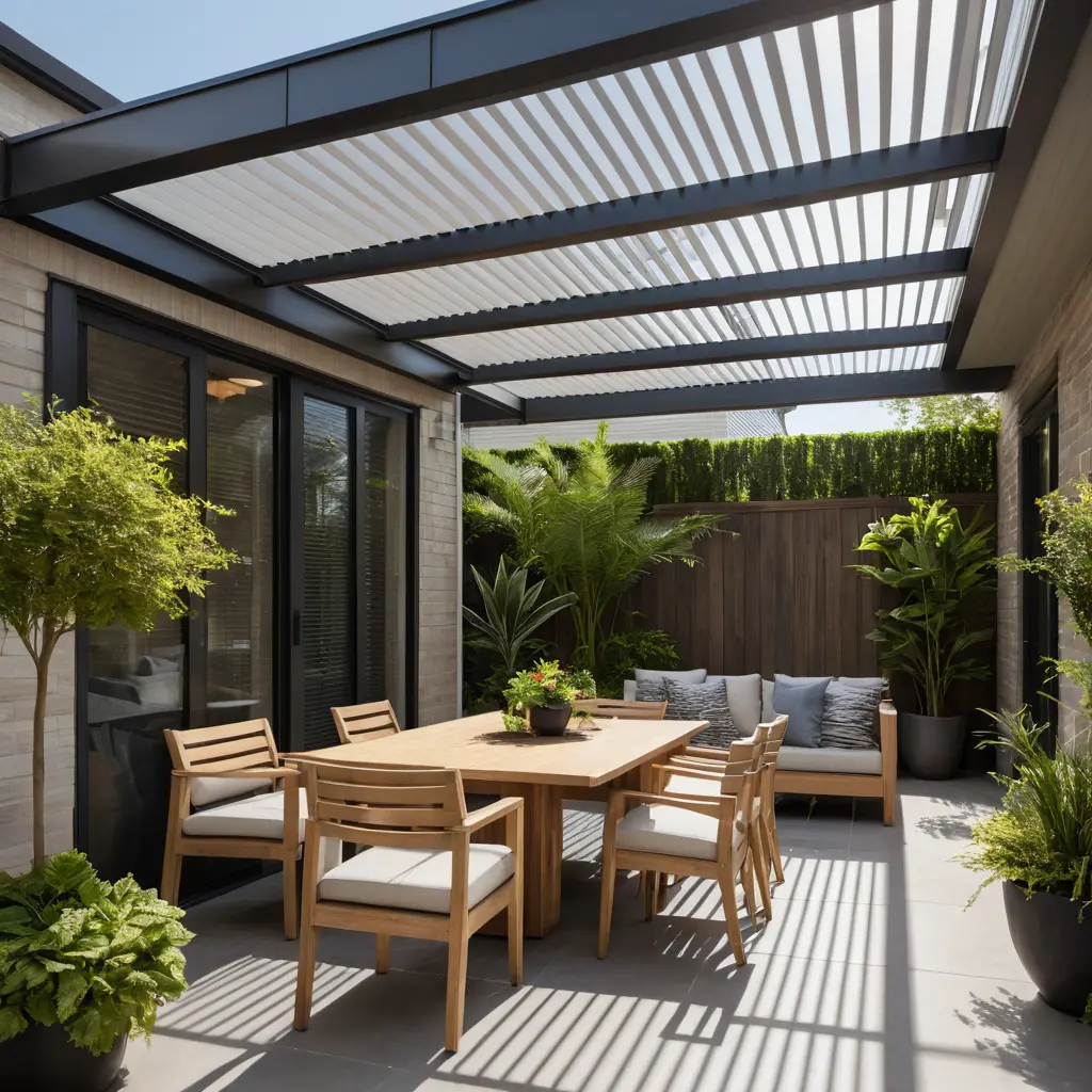 Louvered Roof Extension